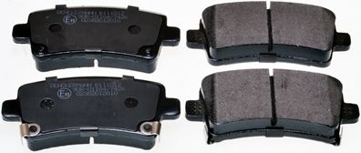 Brake Pad Set, disc brake DENCKERMANN B111012