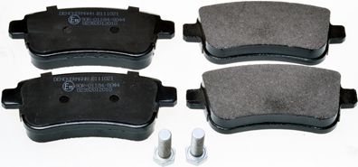 Brake Pad Set, disc brake DENCKERMANN B111021