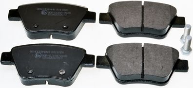 Brake Pad Set, disc brake DENCKERMANN B111026