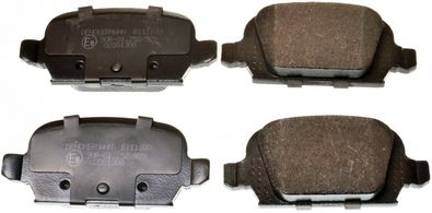 Brake Pad Set, disc brake DENCKERMANN B111100