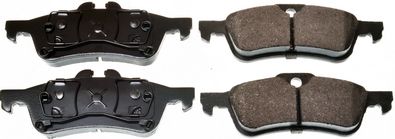 Brake Pad Set, disc brake DENCKERMANN B111115