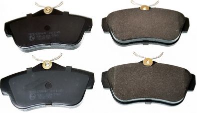 Brake Pad Set, disc brake DENCKERMANN B111145