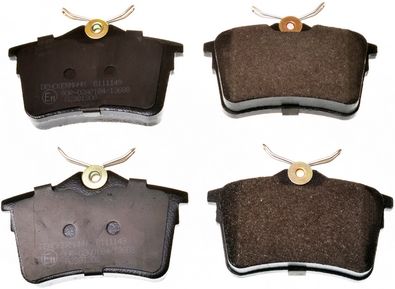 Brake Pad Set, disc brake DENCKERMANN B111149