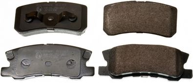 Brake Pad Set, disc brake DENCKERMANN B111163