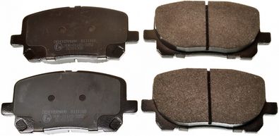 Brake Pad Set, disc brake DENCKERMANN B111168