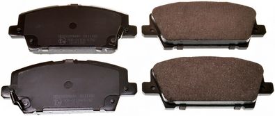 Brake Pad Set, disc brake DENCKERMANN B111182