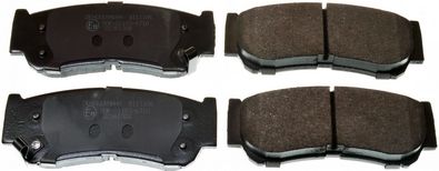 Brake Pad Set, disc brake DENCKERMANN B111186