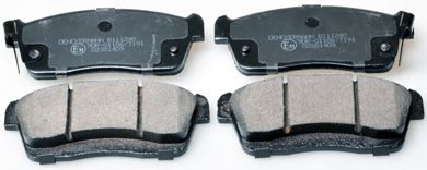 Brake Pad Set, disc brake DENCKERMANN B111240