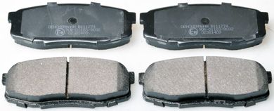 Brake Pad Set, disc brake DENCKERMANN B111274