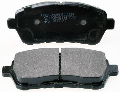 Brake Pad Set, disc brake DENCKERMANN B111288