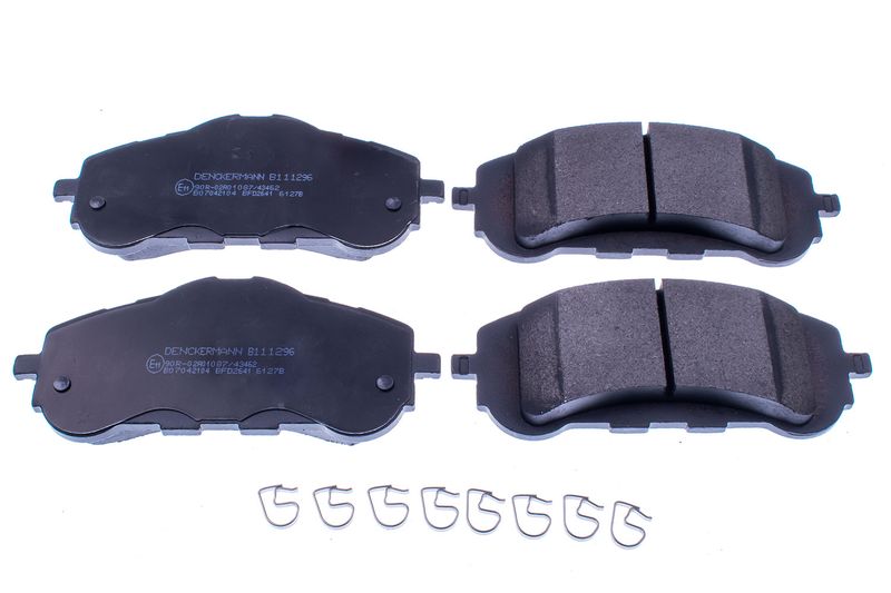 Brake Pad Set, disc brake DENCKERMANN B111296