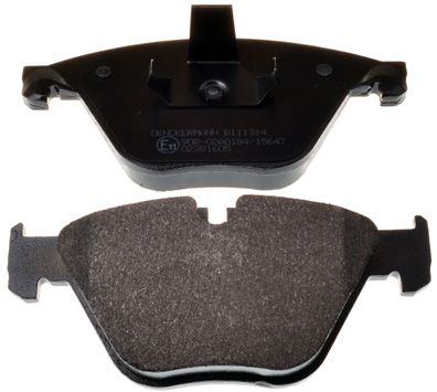 Brake Pad Set, disc brake DENCKERMANN B111314