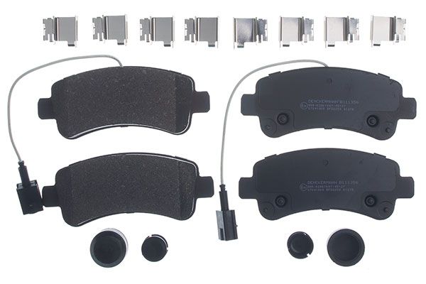 Brake Pad Set, disc brake DENCKERMANN B111356