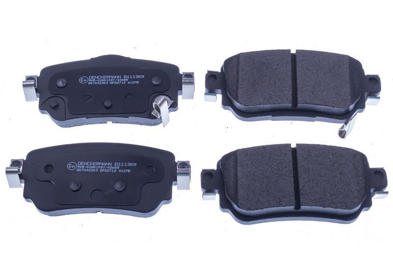 Brake Pad Set, disc brake DENCKERMANN B111369