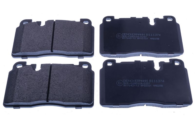 Brake Pad Set, disc brake DENCKERMANN B111374