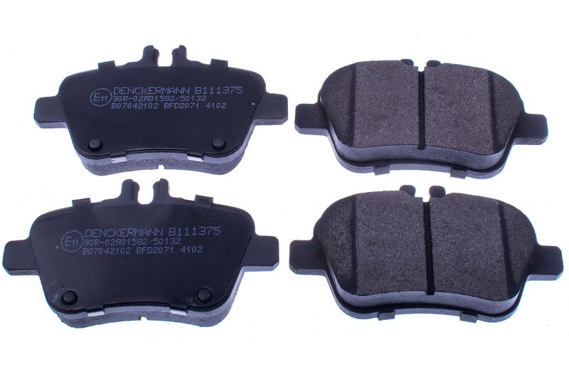 Brake Pad Set, disc brake DENCKERMANN B111375