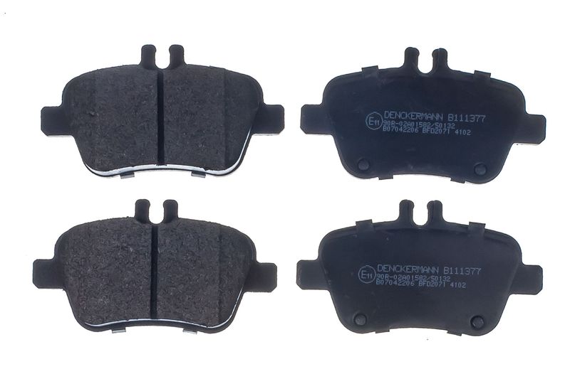 Brake Pad Set, disc brake DENCKERMANN B111377