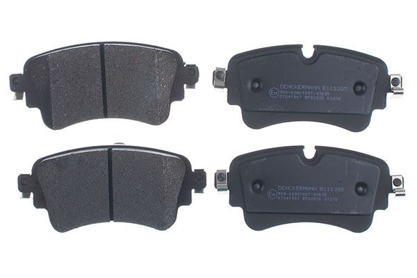 Brake Pad Set, disc brake DENCKERMANN B111385