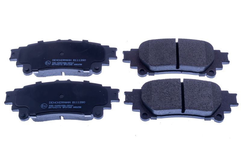 Brake Pad Set, disc brake DENCKERMANN B111390