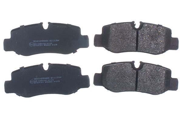 Brake Pad Set, disc brake DENCKERMANN B111394