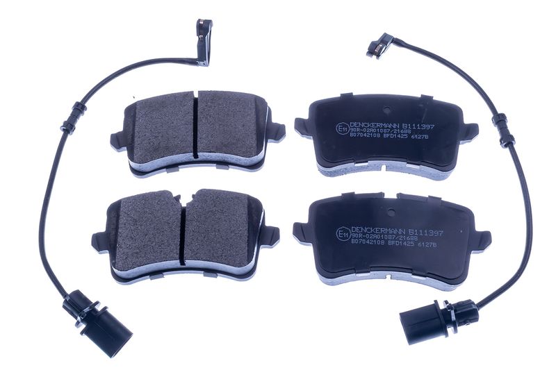 Brake Pad Set, disc brake DENCKERMANN B111397