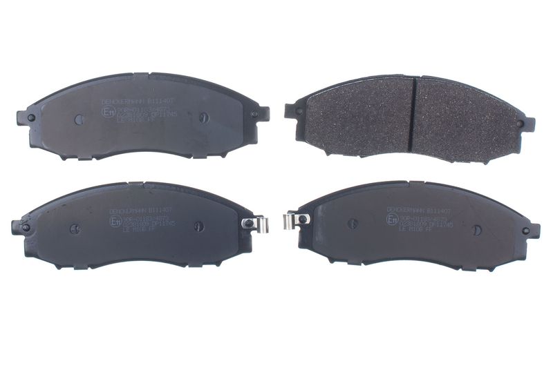 Brake Pad Set, disc brake DENCKERMANN B111407