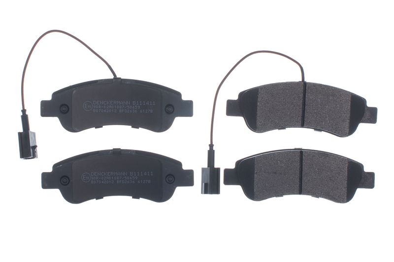 Brake Pad Set, disc brake DENCKERMANN B111411