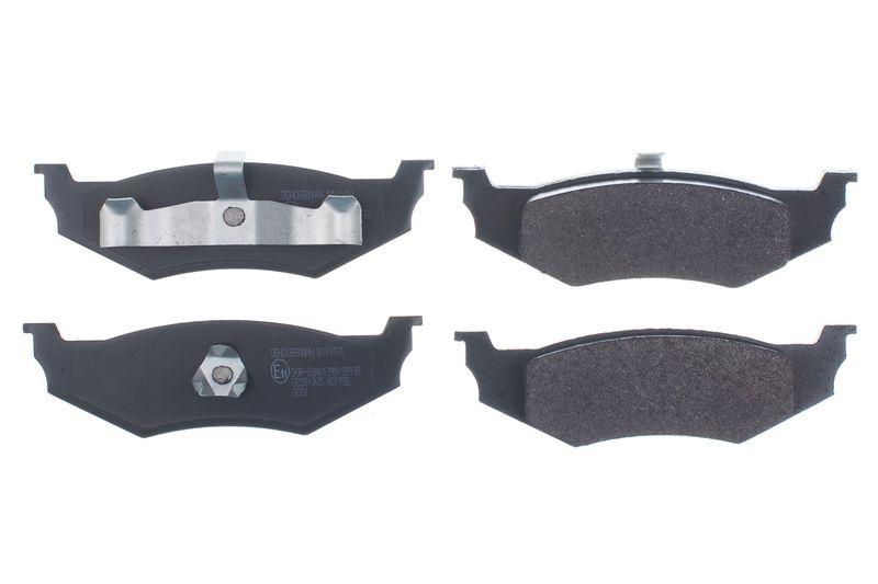 Brake Pad Set, disc brake DENCKERMANN B111431