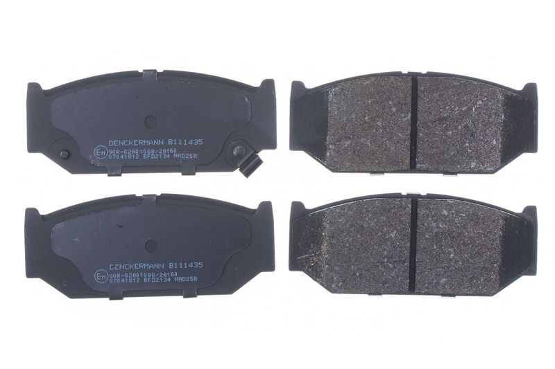 Brake Pad Set, disc brake DENCKERMANN B111435