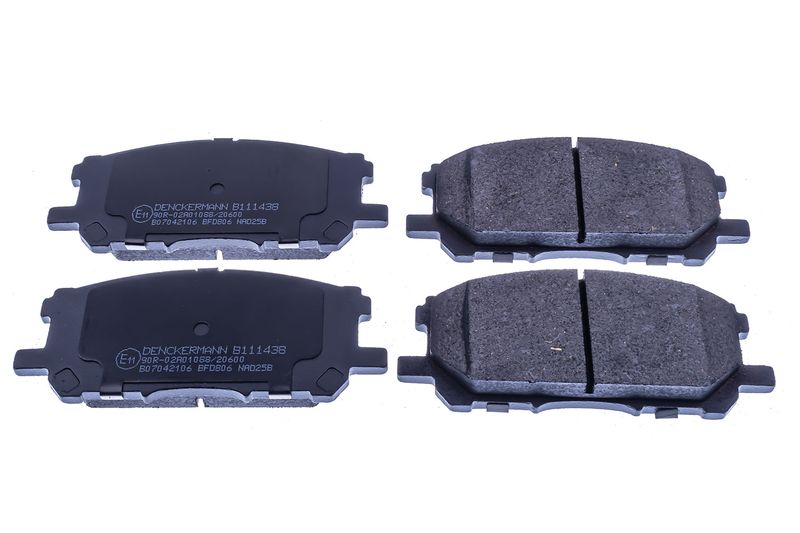 Brake Pad Set, disc brake DENCKERMANN B111438