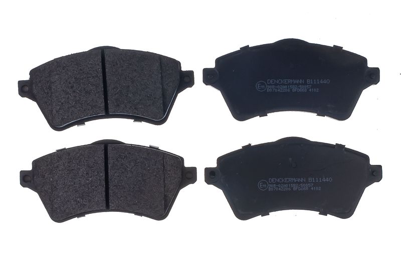 Brake Pad Set, disc brake DENCKERMANN B111440