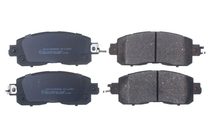 Brake Pad Set, disc brake DENCKERMANN B111453