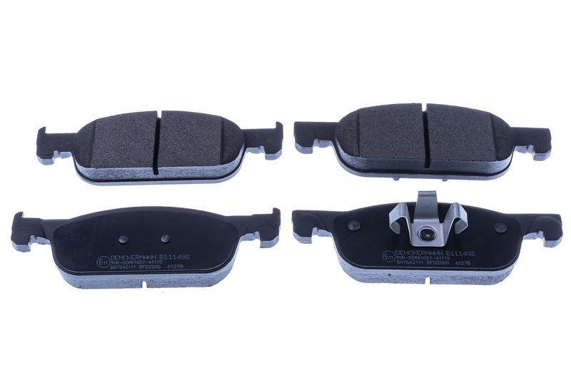 Brake Pad Set, disc brake DENCKERMANN B111492