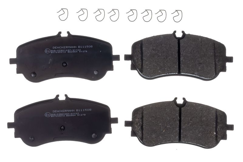 Brake Pad Set, disc brake DENCKERMANN B111508