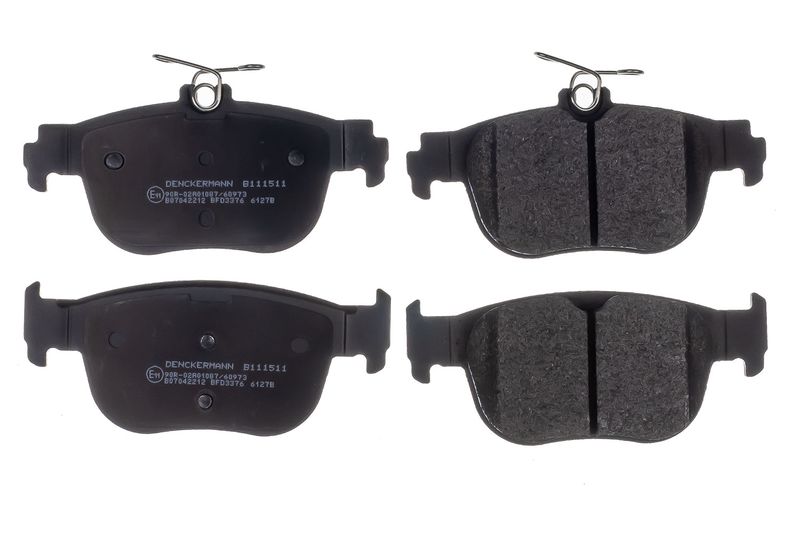 Brake Pad Set, disc brake DENCKERMANN B111511