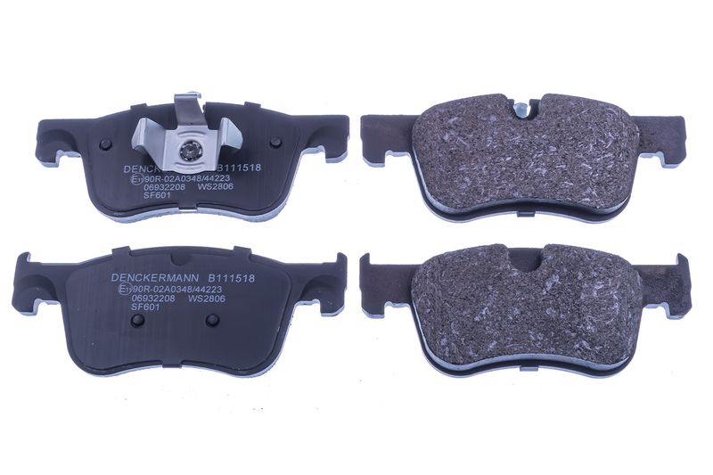 Brake Pad Set, disc brake DENCKERMANN B111518