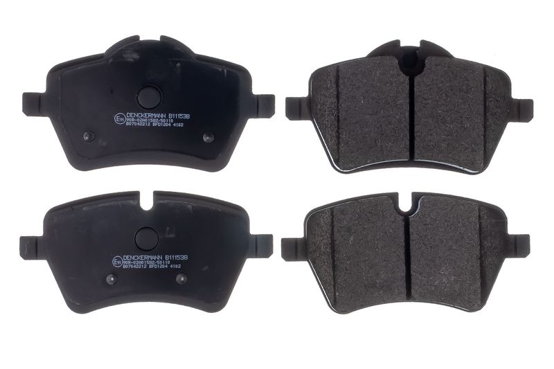 Brake Pad Set, disc brake DENCKERMANN B111538