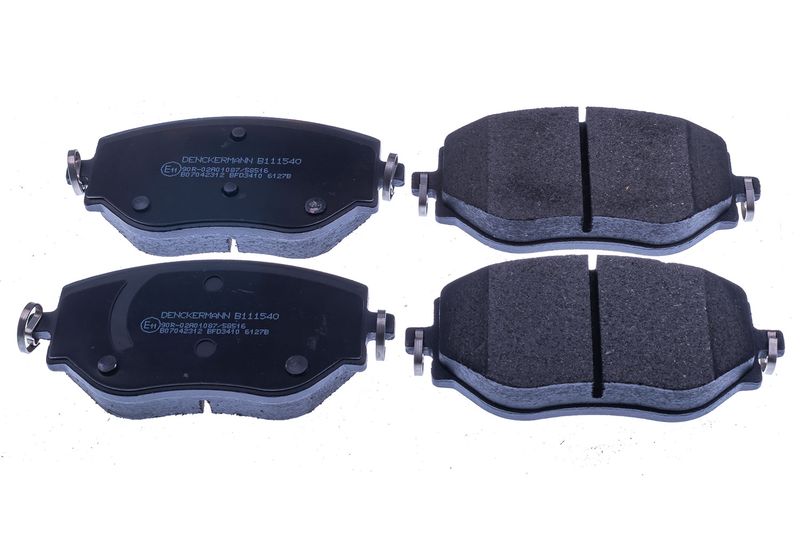 Brake Pad Set, disc brake DENCKERMANN B111540