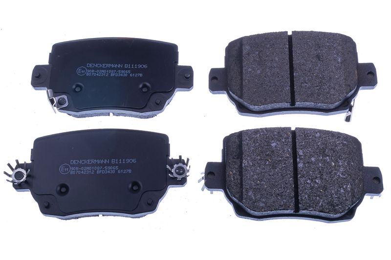 Brake Pad Set, disc brake DENCKERMANN B111906