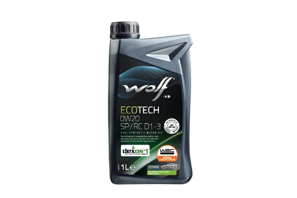 Variklio alyva ECOTECH 0W-20 SP/RC D1-3 wolf 1049889