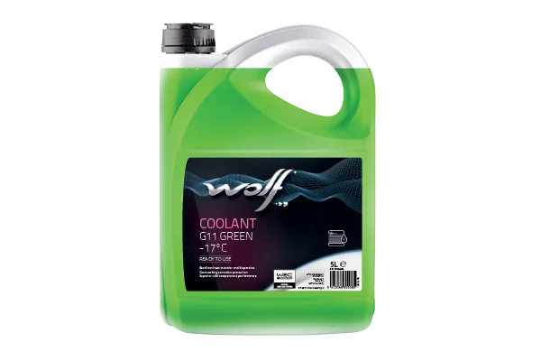 Antifrizas COOLANT G11 GREEN -17°C WOLF 1053484