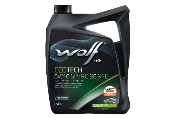 Variklio alyva ECOTECH 0W16 SP/RC G6 XFE wolf 1047250