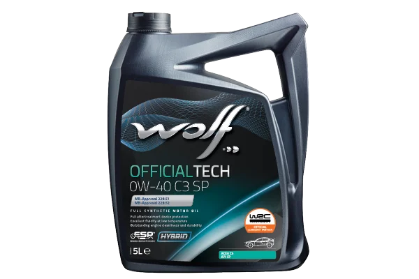 Variklio alyva OFFICIALTECH 0W-40 C3 SP WOLF 1052036