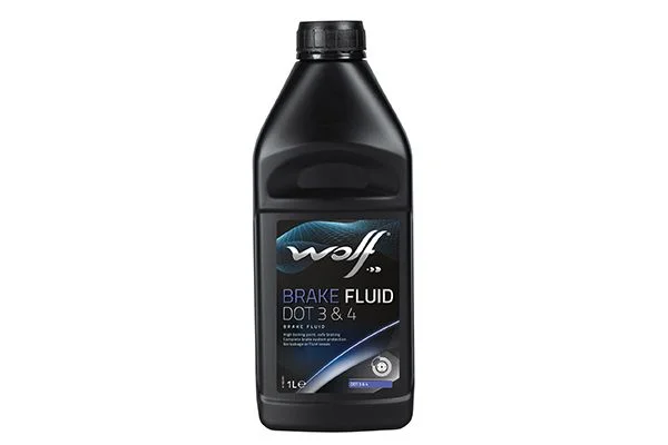 Brake Fluid BRAKE FLUID DOT 3&4 WOLF 8307805