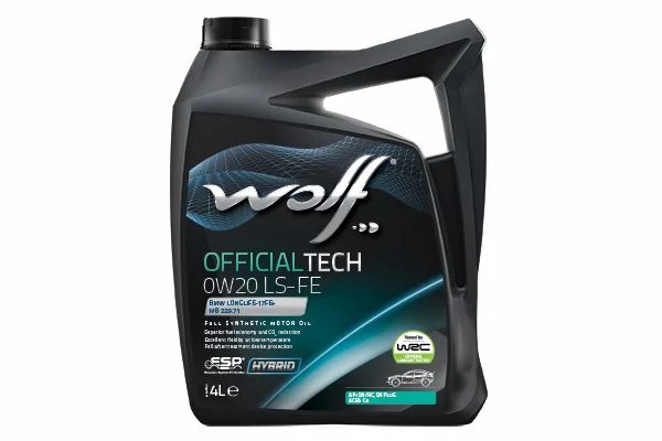 Engine Oil OFFICIALTECH 0W20 LS-FE | API SN P WOLF 8339370