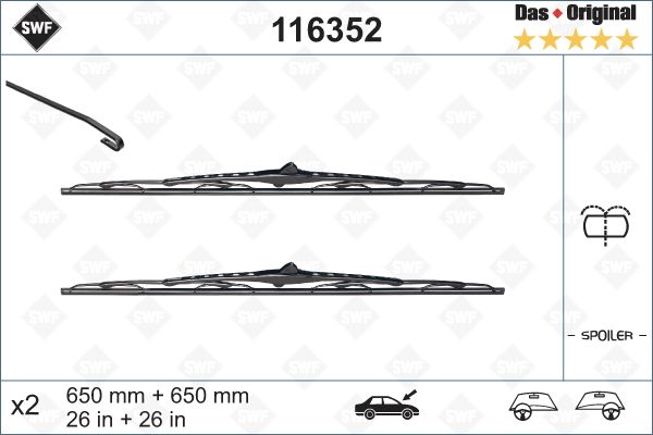 Wiper Blade SWF 116352