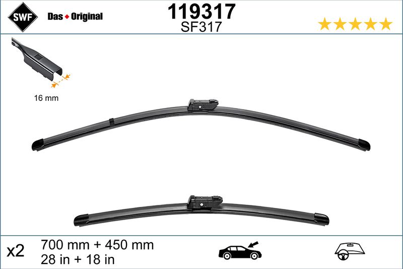 Wiper Blade SWF 119317