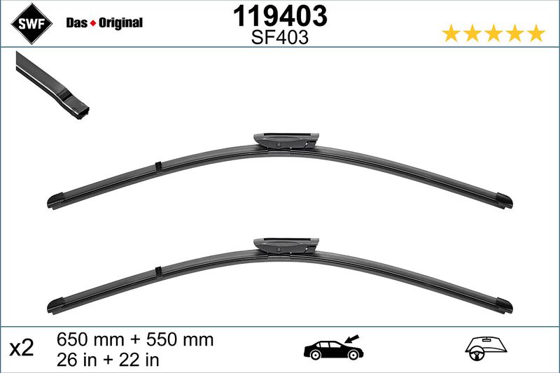 Wiper Blade SWF 119403