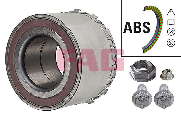 Kit de rolamentos de roda FAG 713 6680 30