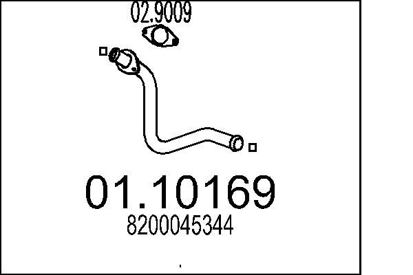 Вихлопна труба MTS 01.10169